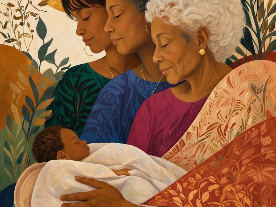 Linaje Femenino Bebe Madre Abuela Bisabuela Abrazo Generacionaljpeg 900x675 2